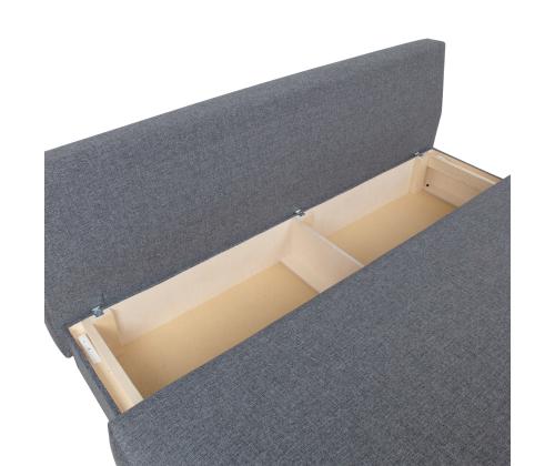 Diivanvoodi VELLA pesukastiga, hall