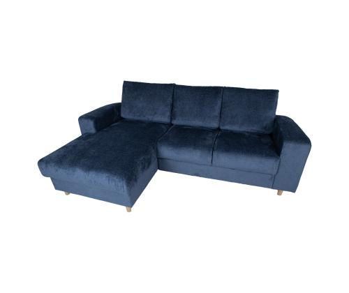 Nurgadiivan KARL VN 240x154/89xH92cm, tumesinine