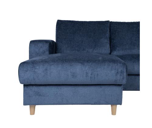 Nurgadiivan KARL VN 240x154/89xH92cm, tumesinine