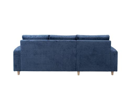 Nurgadiivan KARL VN 240x154/89xH92cm, tumesinine