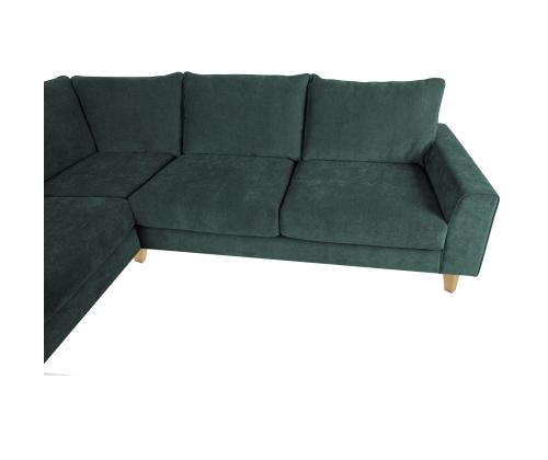 Nurgadiivan LAYLA VN 265x94x208xH90cm, roheline