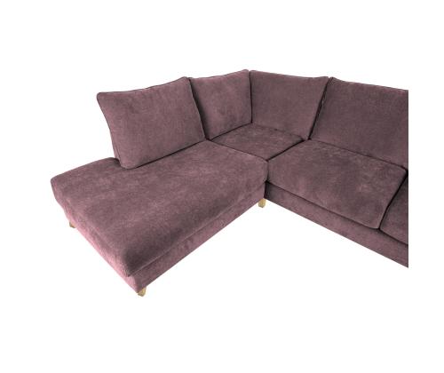 Nurgadiivan LAYLA VN 265x94x208xH90cm, hallikasroosa