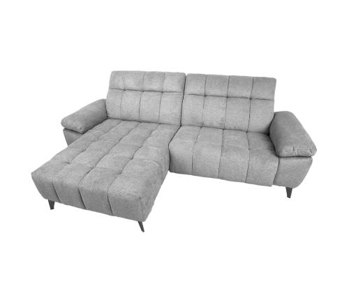 Nurgadiivan LUZERN VN elektriline recliner 264x160/87xH85cm, helehall