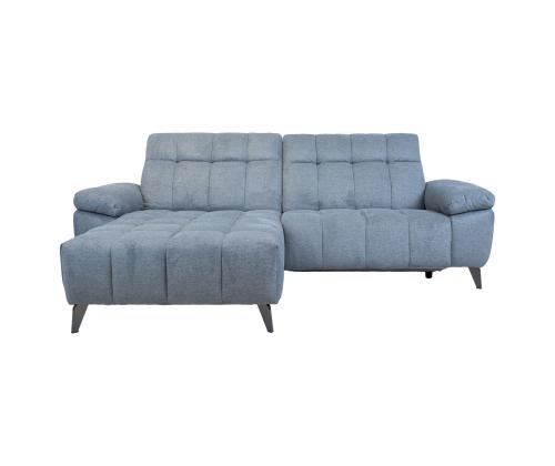 Nurgadiivan LUZERN VN elektriline recliner 264x160/87xH85cm, sinakashall