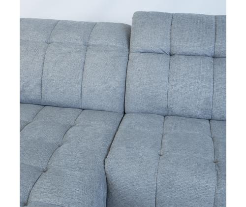 Nurgadiivan LUZERN VN elektriline recliner 264x160/87xH85cm, sinakashall