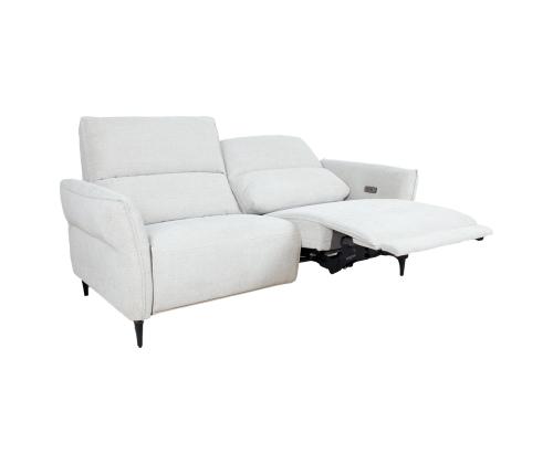 Diivan MIAMI 3-kohaline elektriline recliner 199x92xH99cm, helebeež