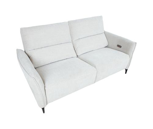 Diivan MIAMI 3-kohaline elektriline recliner 199x92xH99cm, helebeež