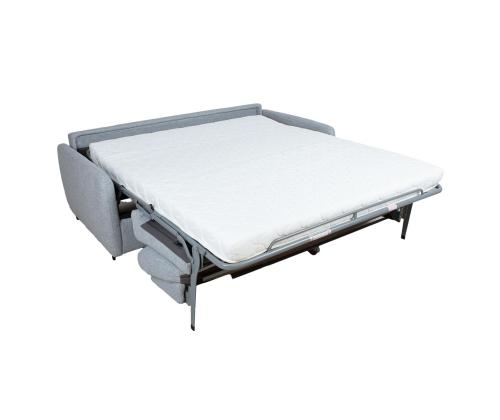 Diivanvoodi BRANDON 3-kohaline 203x97xH91cm, sinakashall melange