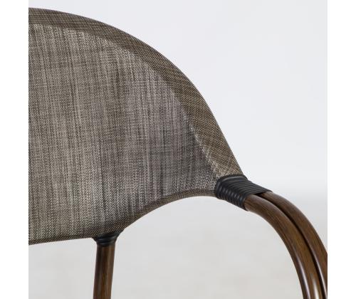 Tool BAMBUS käetugedega 57x61xH84cm, helepruun, alumiinium