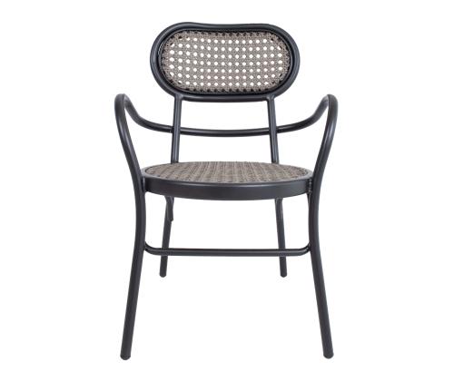 Tool BOLGHERI must 56x62xH83cm, alumiiniumraam, plastikpunutis