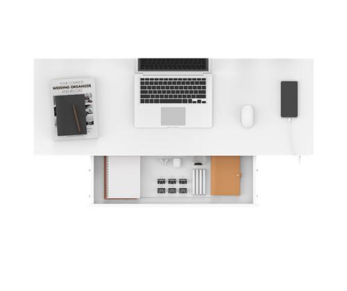 Reguleeritav laud ERGO 1-mootoriga 120x60xH72-121cm, valge