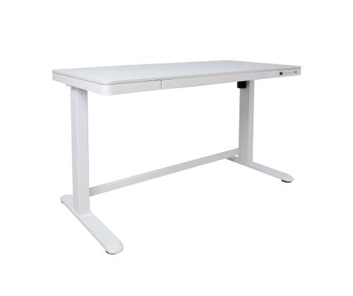 Reguleeritav laud ERGO 1-mootoriga 120x60xH72-121cm, valge