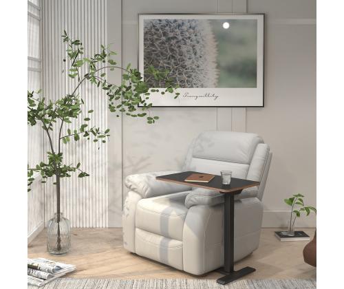 Reguleeritav laud ERGO 1-mootoriga 70x40cm, must