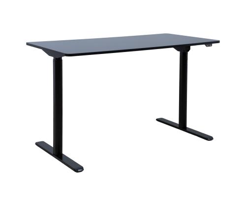 Töölaud ERGO LIGHT 1-mootoriga 120x60xH72,5-117,5cm, must