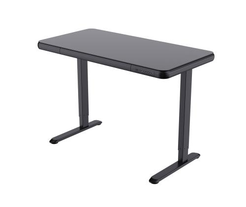 Töölaud ERGO FIT 1-mootoriga 122x62xH73,5-118cm, must