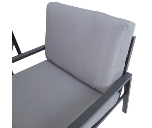 Aiamööblikomplekt TIFTON laud, diivan ja 2 tooli