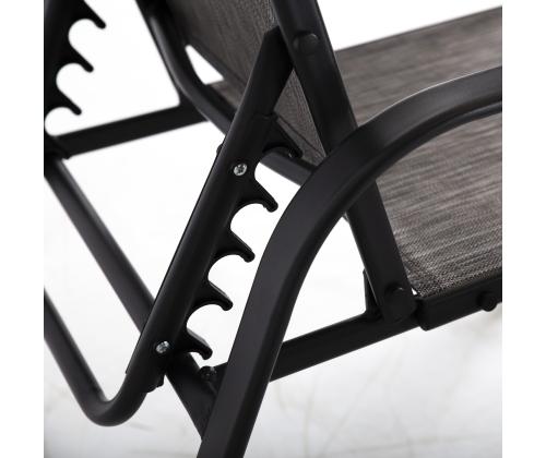 Aiamööblikomplekt DAKOTA laud, 2 tooli ja 2 jalapinki