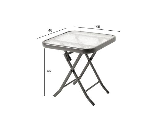 Laud DUBLIN 46x46x46cm, kokkupandav