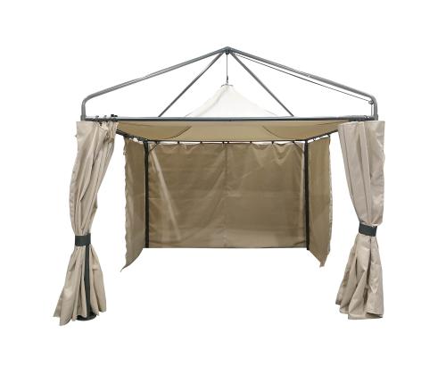 Varikatus MADRID 3x3m beeþ, terasraam, polüesterkangas