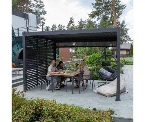 Varikatus MIRADOR 3x3xH2,5m, tumehall