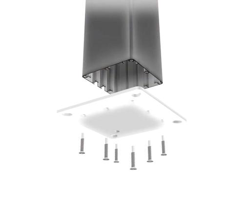 Varikatus MIRADOR 3x3xH2,5m, tumehall