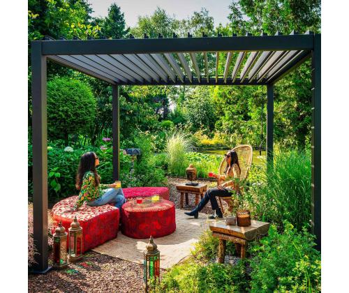 Varikatus MIRADOR 3x4xH2,5m, tumehall