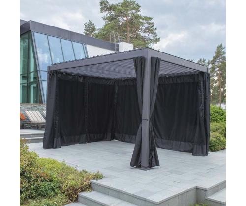 Polüesterkardinad varikatusele MIRADOR-111 3x4m, must