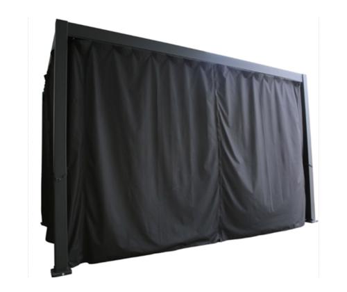 Polüesterkardinad varikatusele MIRADOR-111 3x4m, must