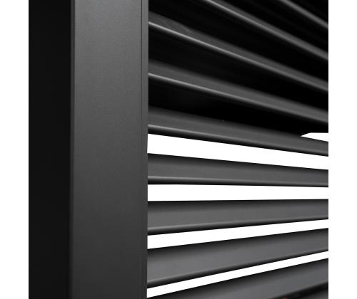 Lamellsein varikatusele MIRADOR 93x235cm, tumehall