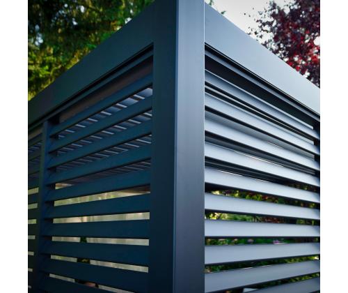 Lamellsein varikatusele MIRADOR 93x235cm, tumehall