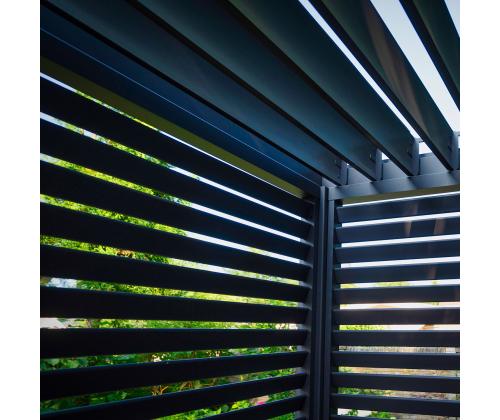 Lamellsein varikatusele MIRADOR 93x235cm, tumehall