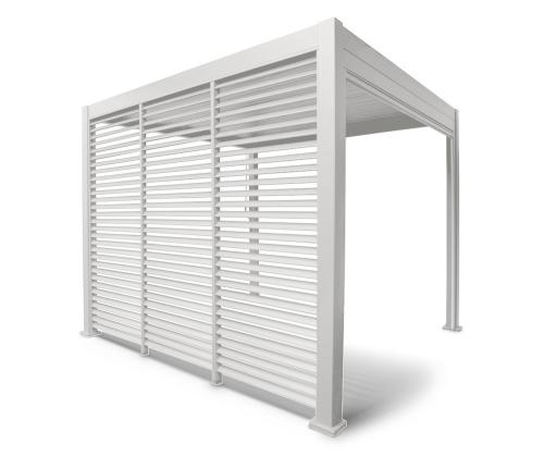 Lamellsein varikatusele MIRADOR-111 3m, valge