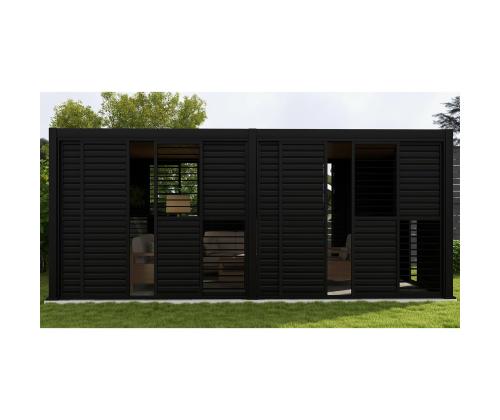 Lamell-lükandsein varikatusele MIRADOR-111 3m, tumehall