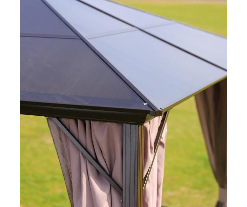 Varikatus SUNSET 3x3xH2,67m, pruun/taupe