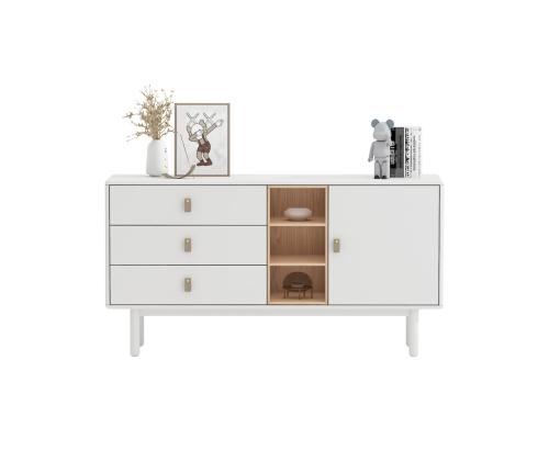 Kummut IRIS 140x40xH75cm, valge