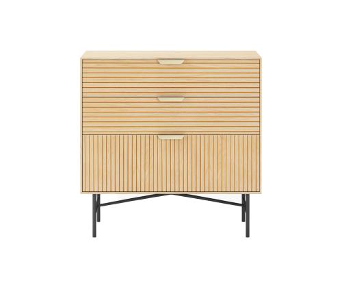 Kummut BASSEL 80x40xH80cm, 3D melamiin