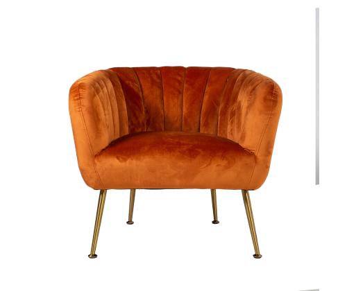 Tugitool TUCKER 78x71xH69cm, ookerpunane