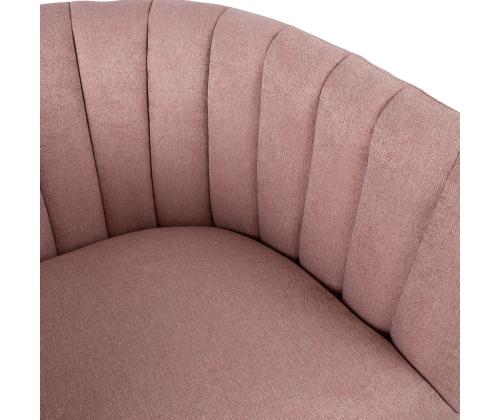 Tugitool TUCKER 78x71xH69cm roosa, polüesterkangas, metall