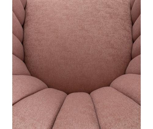 Tugitool TUCKER 78x71xH69cm roosa, polüesterkangas, metall