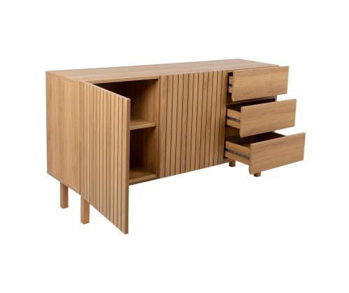 Kummut SUNNY 150x40xH80cm, melamiin tamm