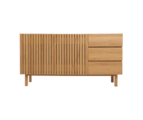 Kummut SUNNY 150x40xH80cm, melamiin tamm