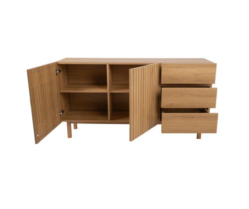 Kummut SUNNY 150x40xH80cm, melamiin tamm