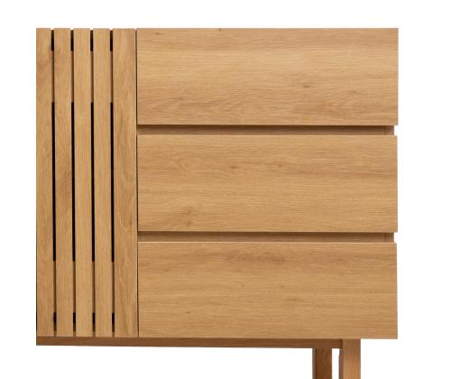 Kummut SUNNY 120x40xH85cm, melamiin tamm