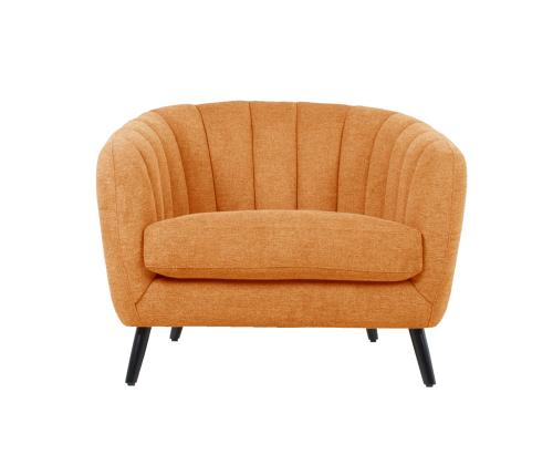 Tugitool MELODY oranþ, 100x88xH76cm, puit, vineer, polüesterkangas