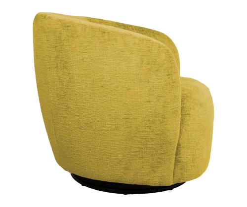 Tugitool MANUELA 84x82xH75cm, kollane