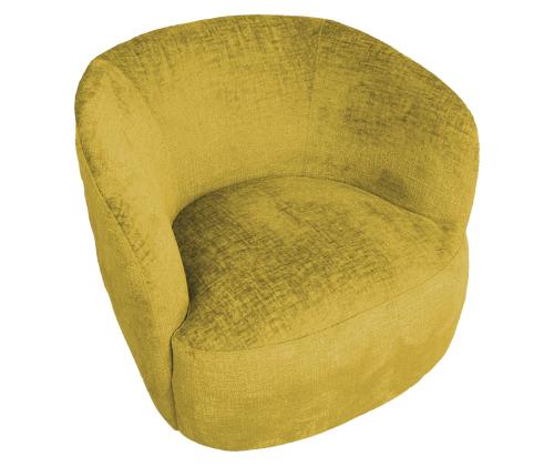 Tugitool MANUELA 84x82xH75cm, kollane