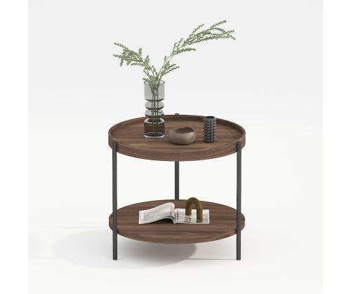 Diivanilaud CINDY D50xH45cm, melamiin hele pähkel