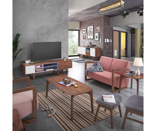 Diivanilaud HAYDIE 120x60xH45cm, pähkel