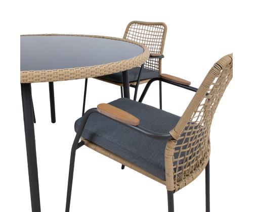 Aiamööblikomplekt PRUSSIA laud ja 4 tooli