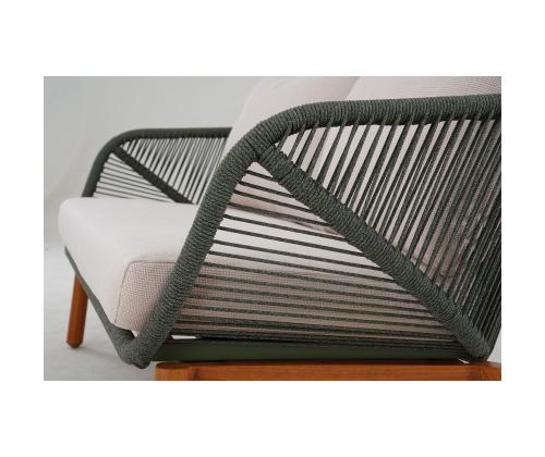 Aiamööblikomplekt TUXEDO laud, diivan ja 2 tooli